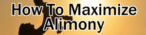 how to maximize alimony